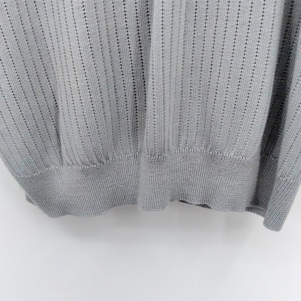 Carre Knit Sweater Vest Size L - Picture 2 of 5